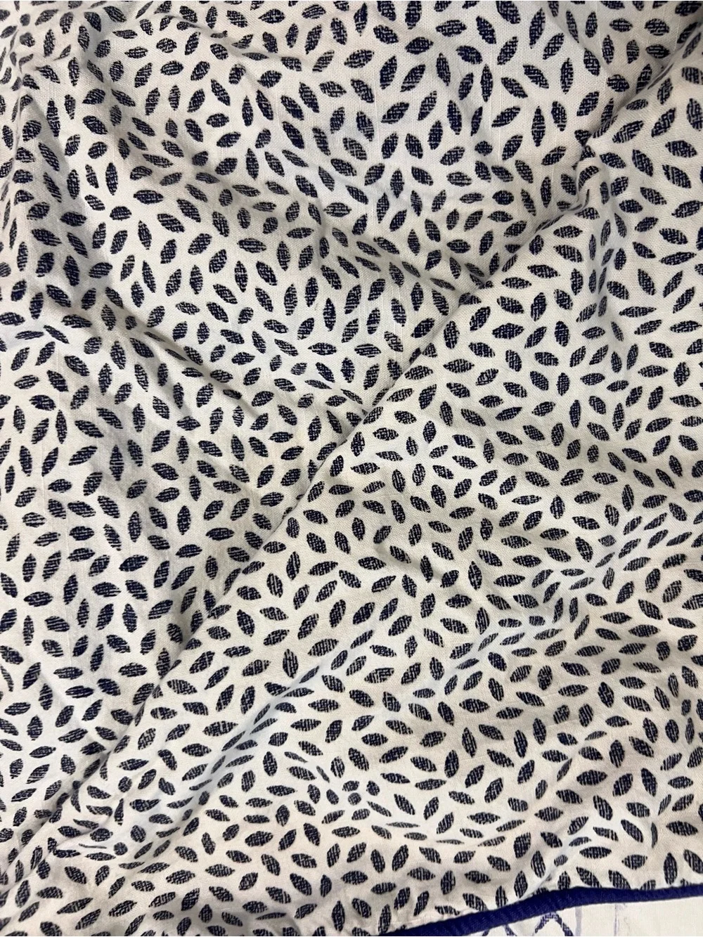 Lauren Ralph Lauren Queen Nora Blue White Paisley Reversible Duvet Cover
